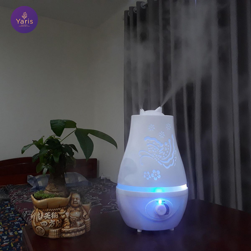 Máy Khuếch Tán Hồ Điệp Đế Tròn 1700ml